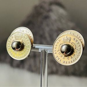 VTG | 1959 One Cent East Africa Queen Elizabeth The Second Double Coin Clip On